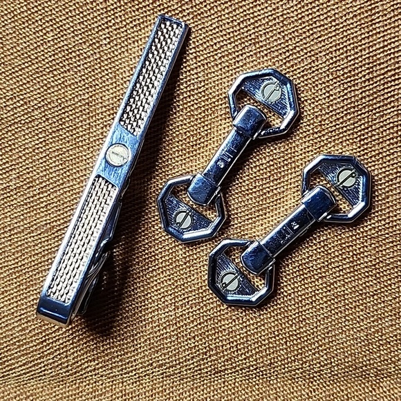 Dunhill Rare cufflinks set Authentic - Picture 11 of 12